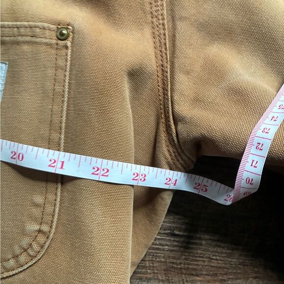 CARHARTT 90s vintage chore coat duck canvas blanket lined Detroit jacket work - Picture 14 of 16